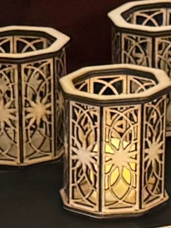 Candle Holder - Mendala Pattern