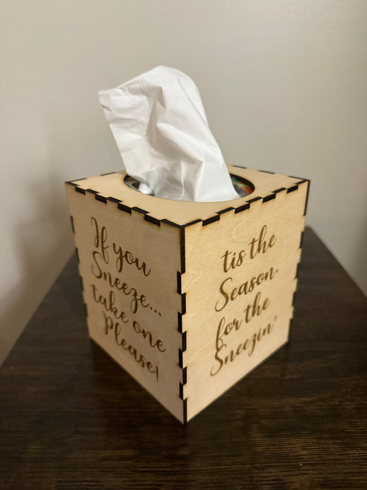 Custom Personalized Tissue Box Cover