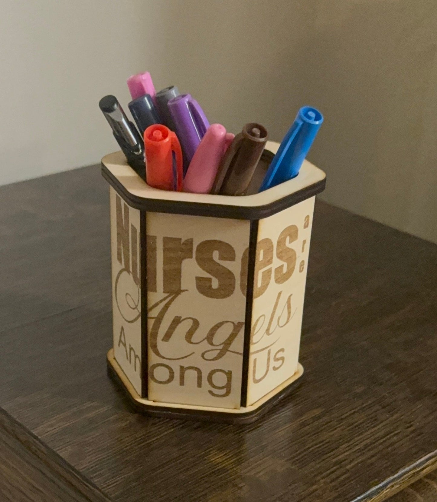 Custom Personalized Home and Office Decor Pen Holders